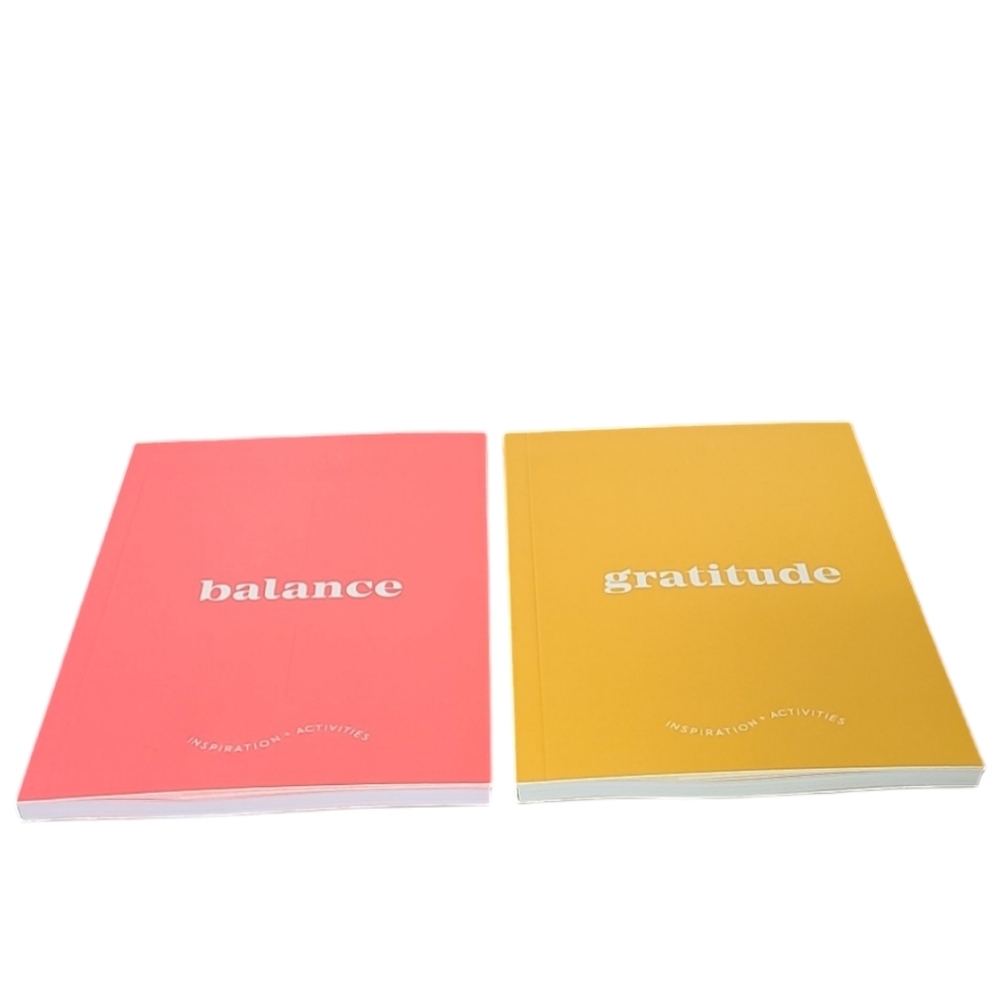 Activities and Inspiration Books - Set of 2 "Gratitude" and "Balance"